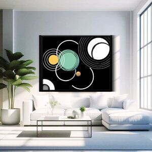 Rhythmic Abstraction - A Dance of Color and Form l Printable Art l Contemporary